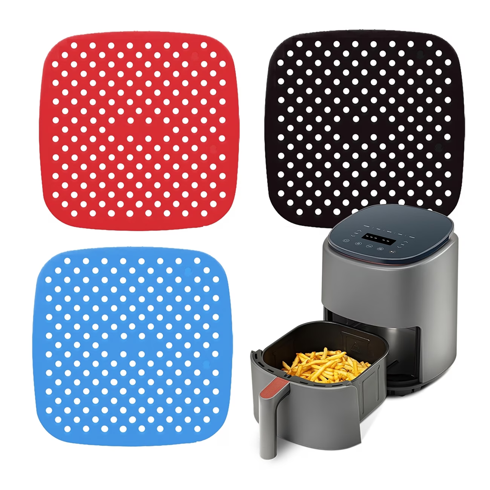 Home Improvement Supplies - Reusable Air Fryer Pad, Silicone Non-stick