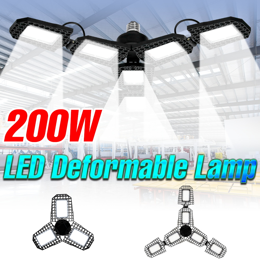 Home Improvement Outlet Stores - 200W LED Garage Light Bulb AC100-277V