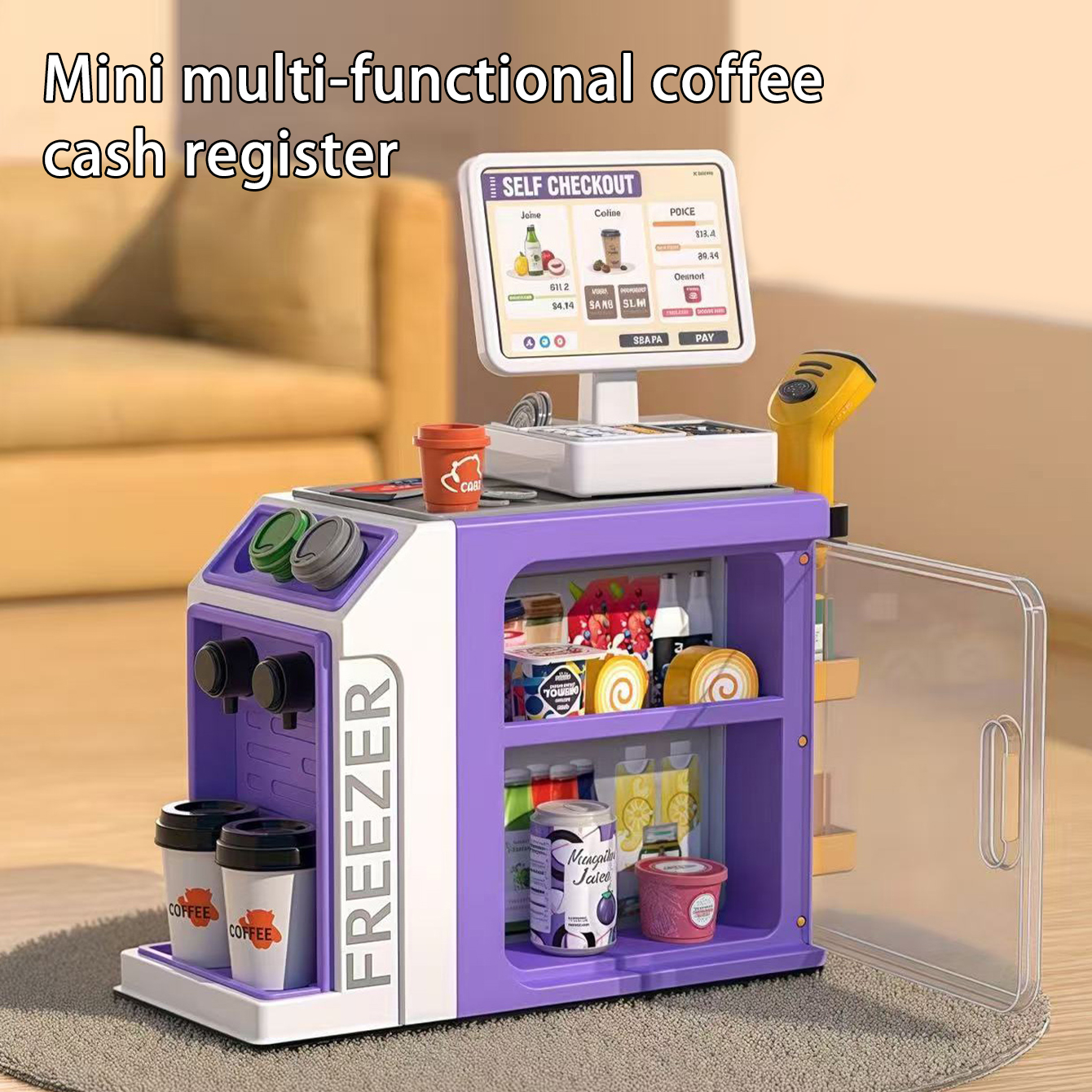 Home Improvement Outlet Stores - Mini cash register supermarket counter water