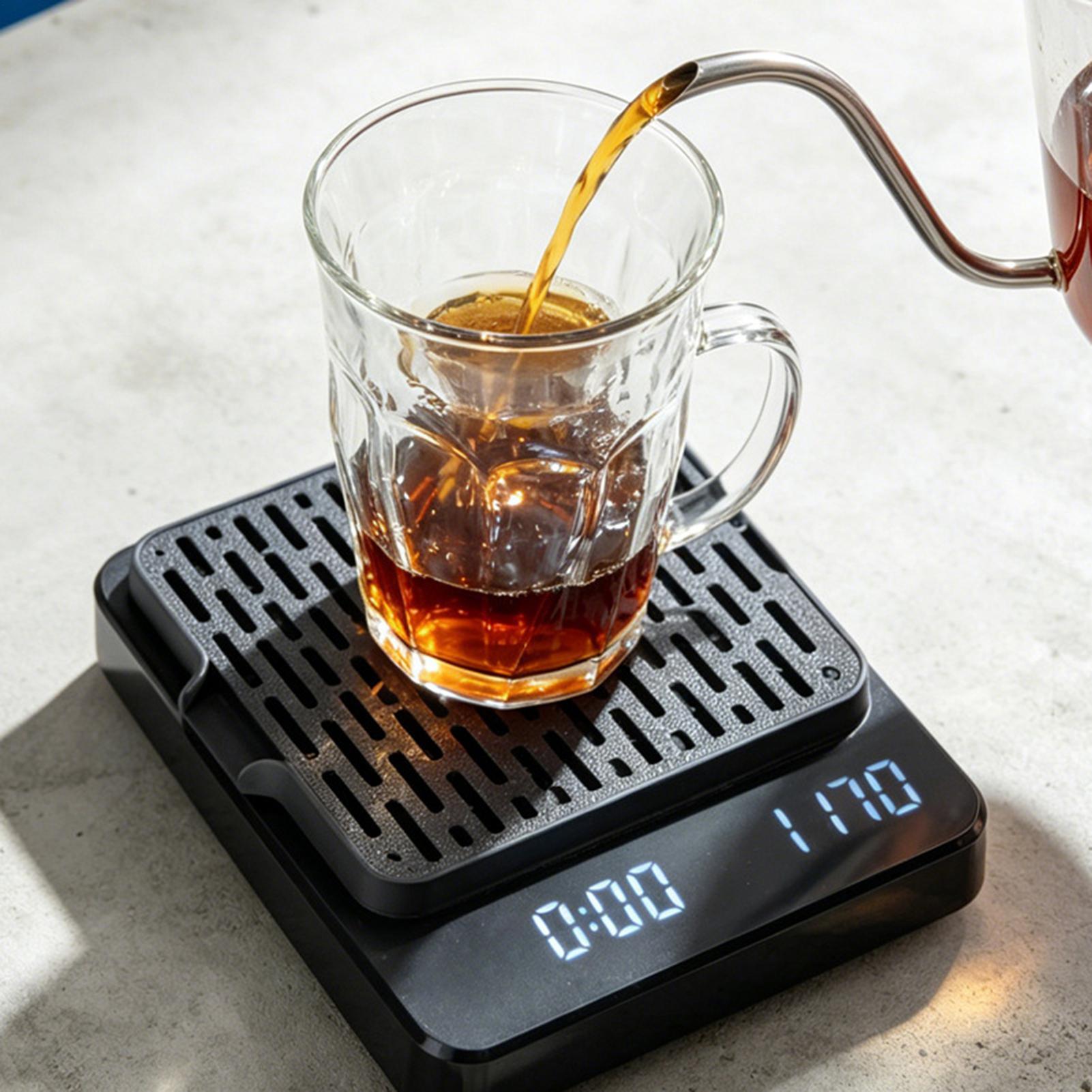 Home Improvement Supplies - Scale Auto-Draining Tray Digital Espresso Scale
