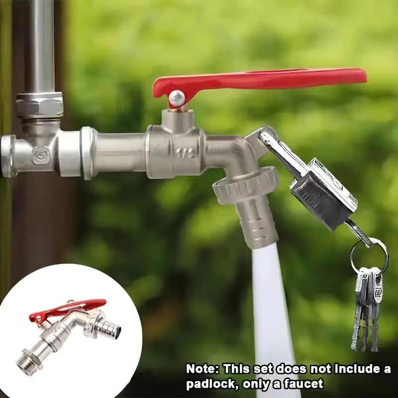 Home Improvement Supplies - 1Pc 1/2 Inch Zinc Alloy Faucet