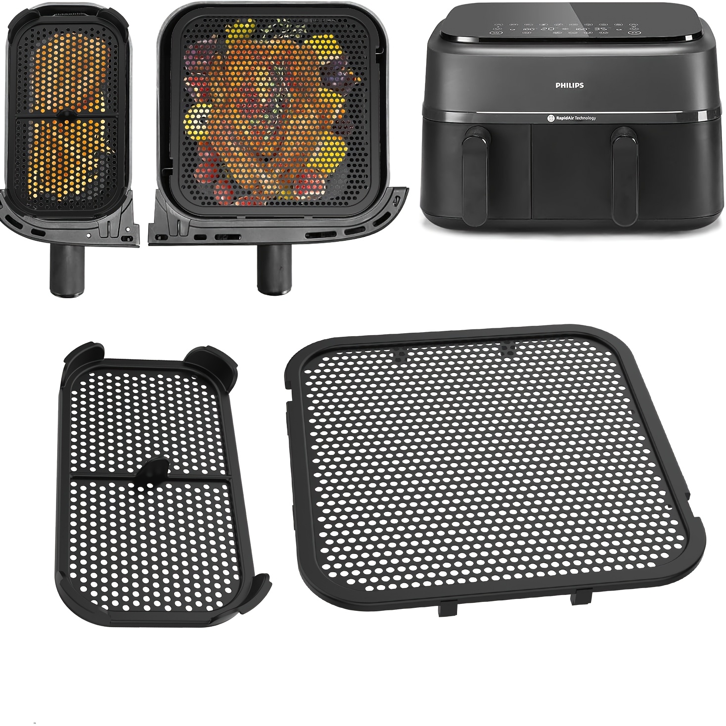 Home Improvement Supplies - 2Pcs New Air Fryer Splash Guard
