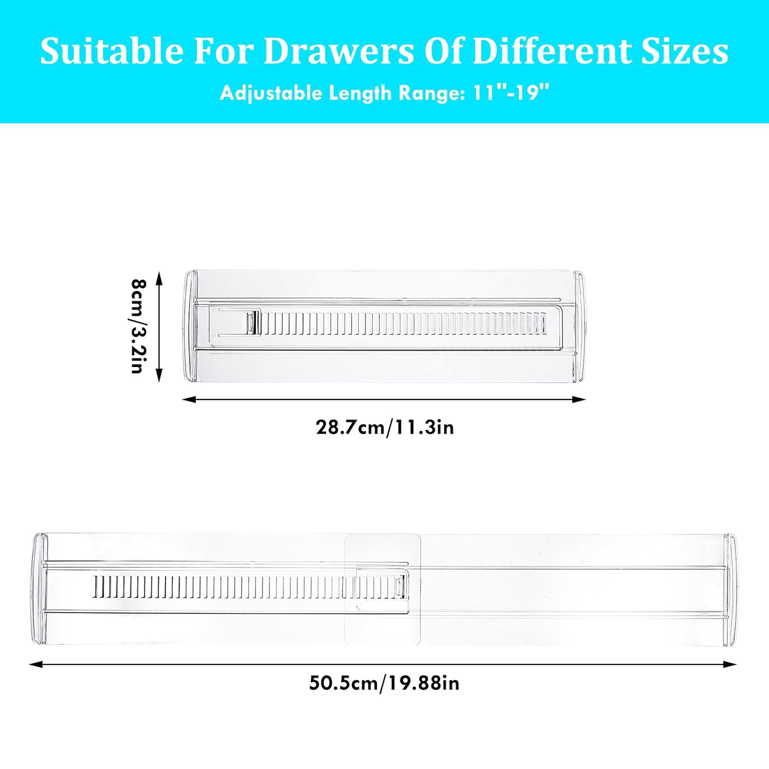 1/4/6/8-Pack Adjustable Drawer - Home Improvement Outlet Stores 리뷰 및 가격