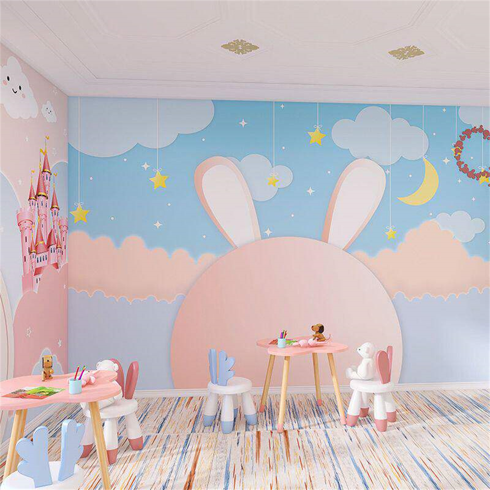 Custom Cartoon Warm Pink Star  - Home Improvement Background 리뷰 및 가격