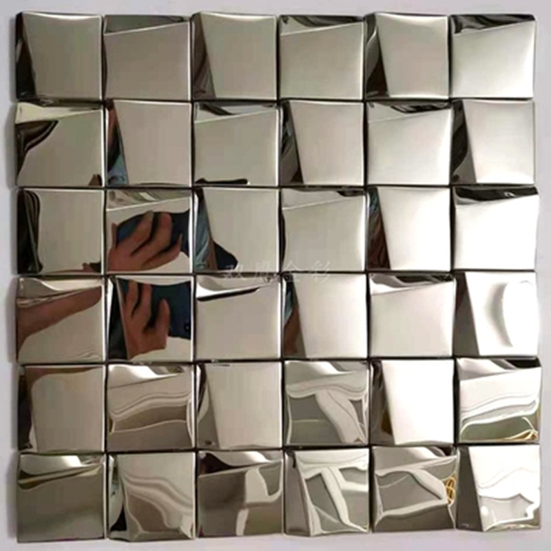 3D Mirror Silver Stainless Ste - Home Improvement Background 리뷰 및 가격