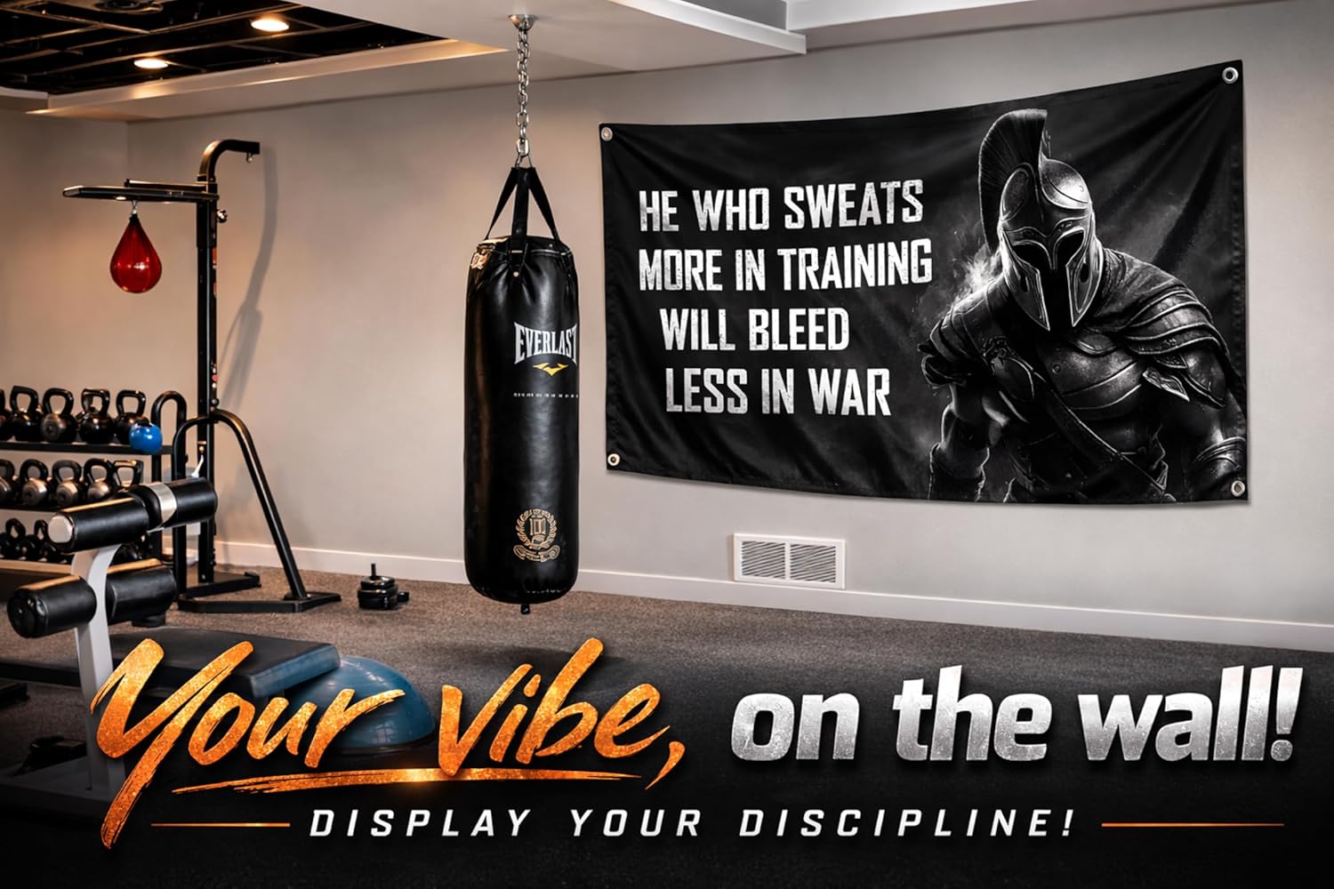 Motivational Spartan Flag - He - Home Improvement Quotes 리뷰 및 가격