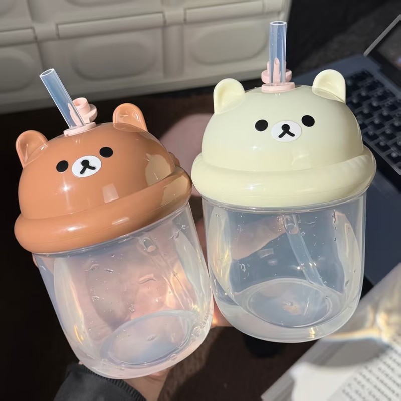 Rilakkuma Straw Cup 450ML Port - Home Improvement Diy 리뷰 및 가격