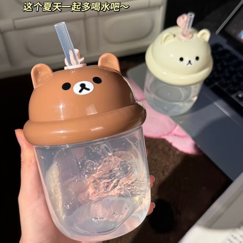 Rilakkuma Straw Cup 450ML Port - Home Improvement Diy 리뷰 및 가격