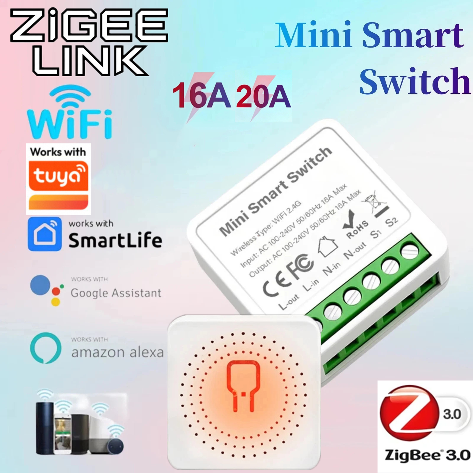For Tuya Mini Smart WiFi Switc - Home Improvement Diy 리뷰 및 가격