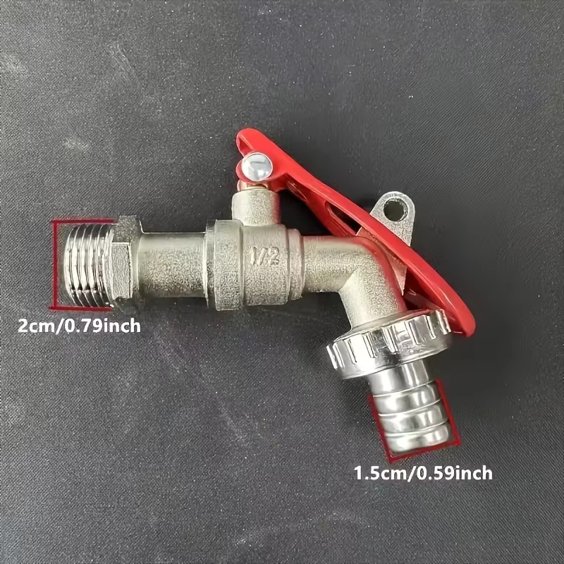1Pc 1/2 Inch Zinc Alloy Faucet - Home Improvement Supplies 리뷰 및 가격