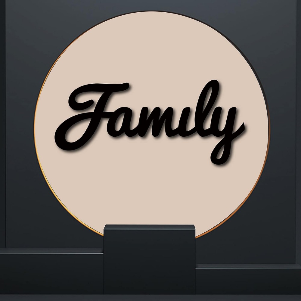 Wood Family Sign Wall Decor Ar - Home Improvement Quotes 리뷰 및 가격