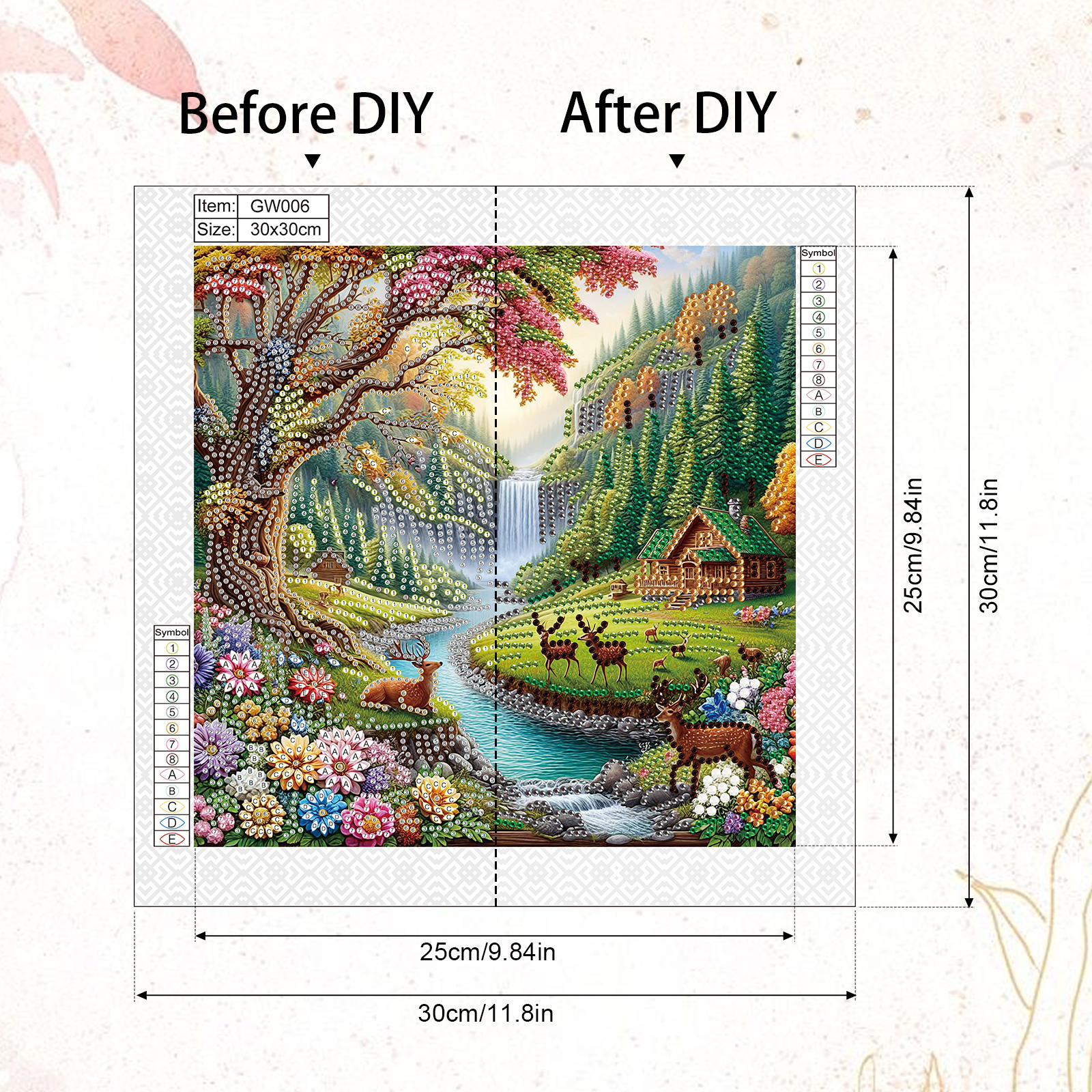 5D DIY Diamond Painting Kit De - Home Improvement Diy 리뷰 및 가격