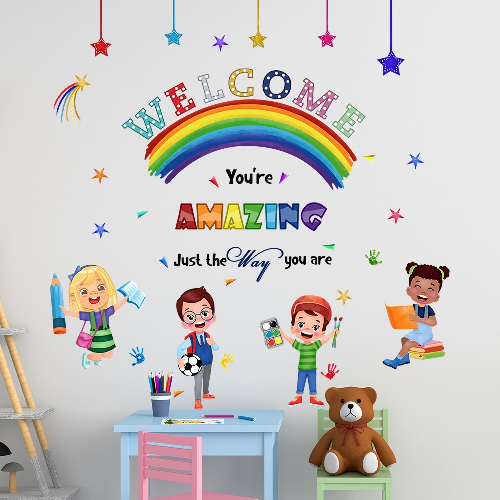 Cartoon Welcome Inspirational  - Home Improvement Quotes 리뷰 및 가격