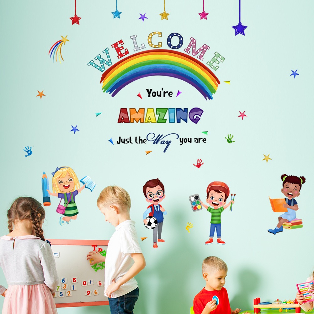 Cartoon Welcome Inspirational  - Home Improvement Quotes 리뷰 및 가격