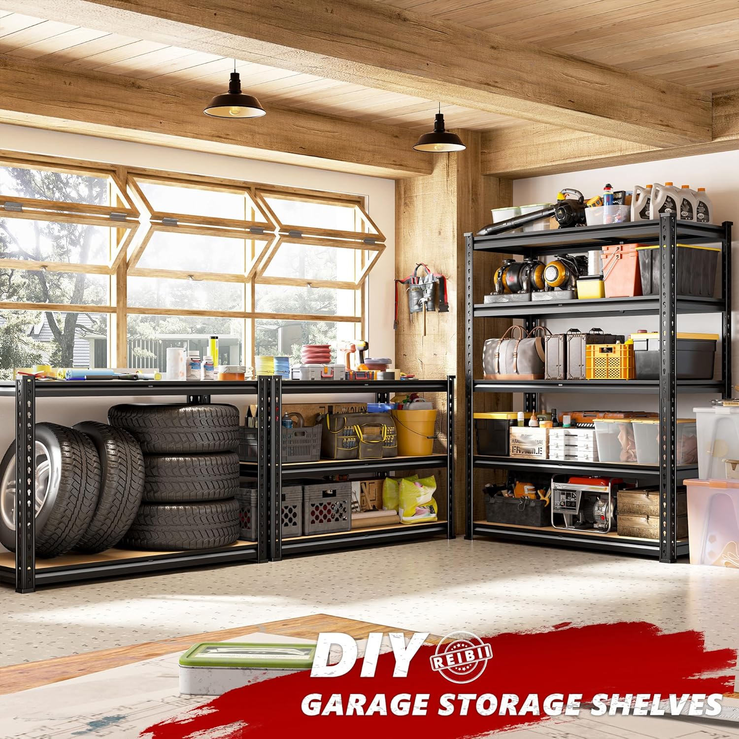 REIBII 2400LBS Storage Shelves - Home Improvement Outlet Stores 리뷰 및 가격