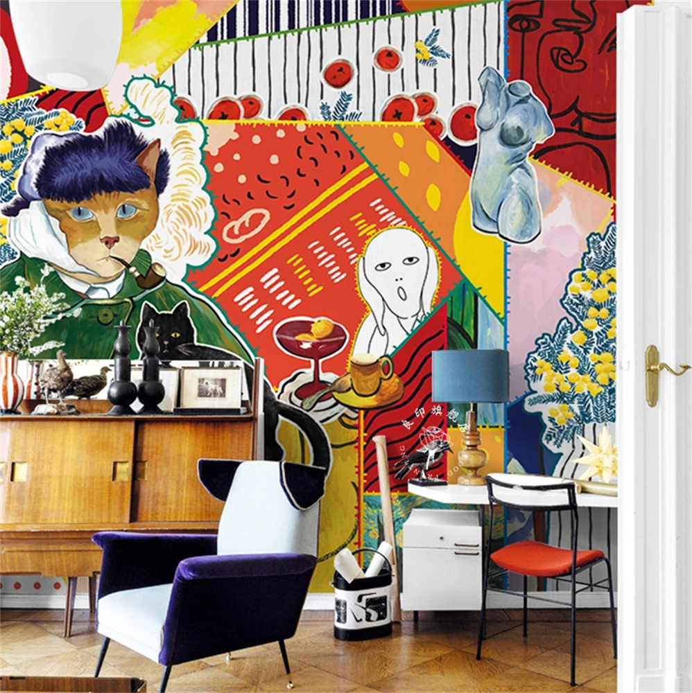 Custom Vintage oil painting Ab - Home Improvement Background 리뷰 및 가격