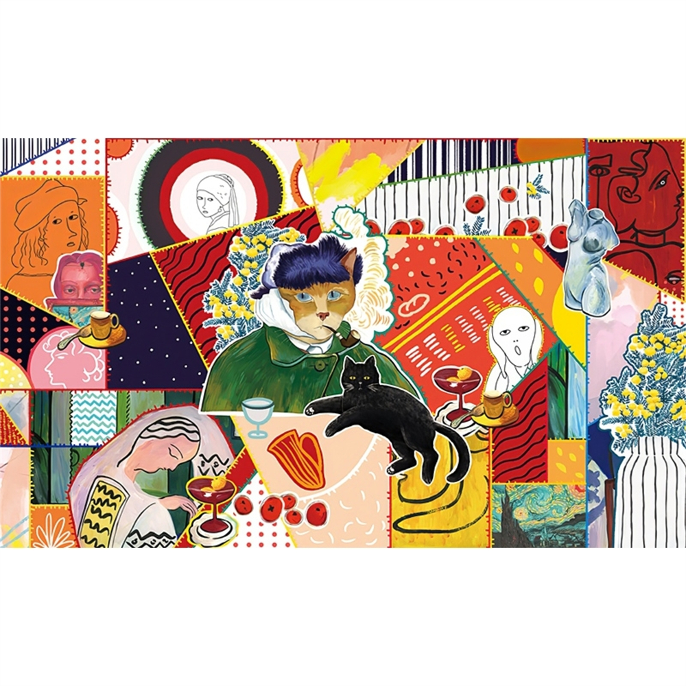 Custom Vintage oil painting Ab - Home Improvement Background 리뷰 및 가격