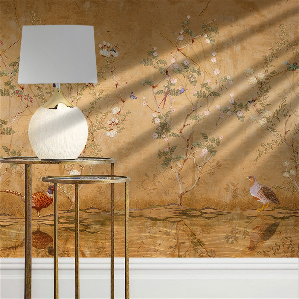 custom Modern floral wallpaper - Home Improvement Background 리뷰 및 가격