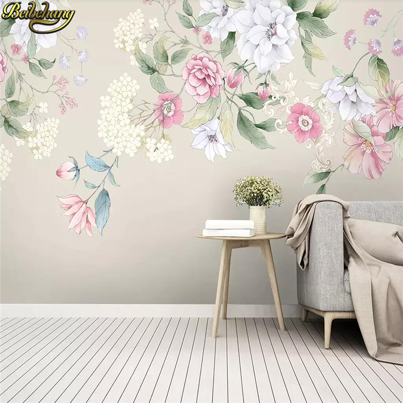 custom Modern floral wallpaper - Home Improvement Background 리뷰 및 가격