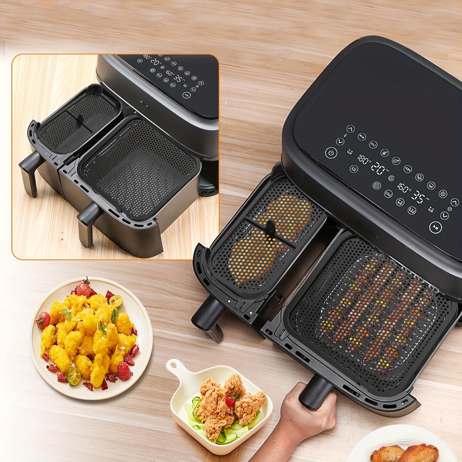 2Pcs New Air Fryer Splash Guar - Home Improvement Supplies 리뷰 및 가격