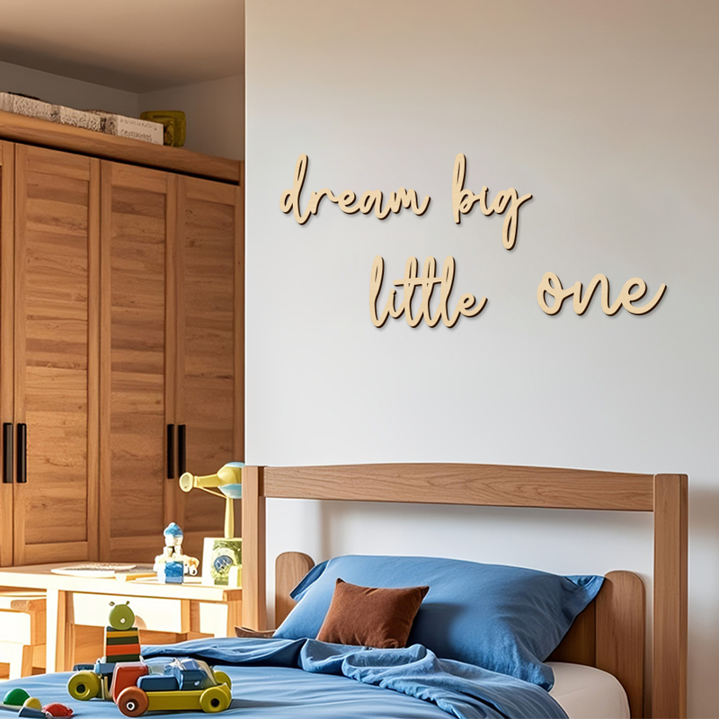 Dream Big Little One Sign Wood - Home Improvement Quotes 리뷰 및 가격