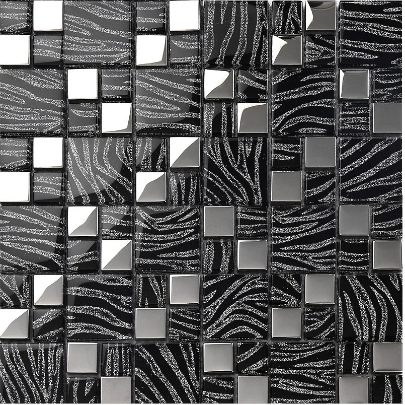 Luxury Black Silver Glass  Mos - Home Improvement Background 리뷰 및 가격