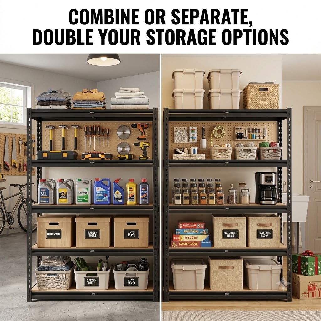 2 Pack Heavy Duty 5 Tier Stora - Home Improvement Outlet Stores 리뷰 및 가격