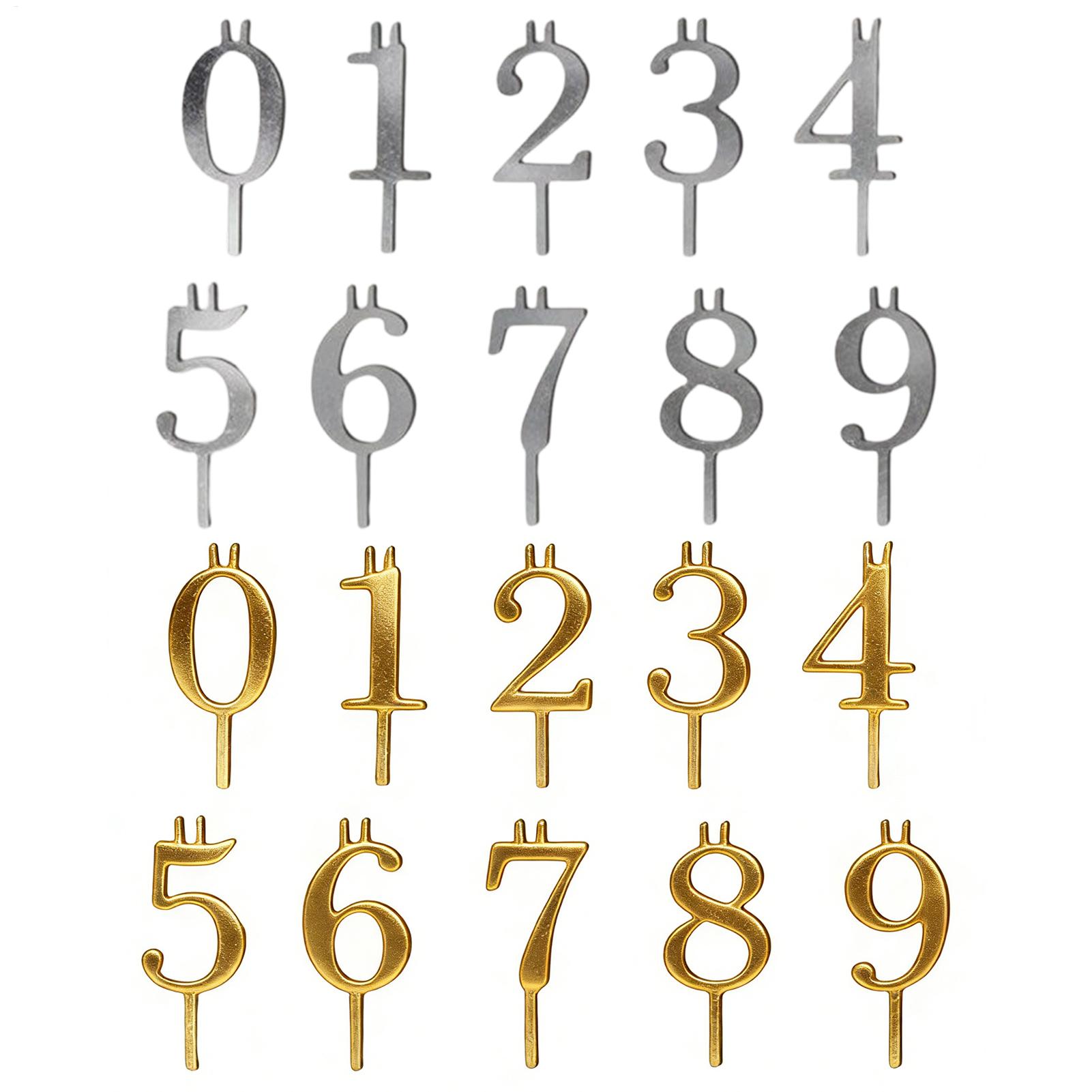 10pcs 0-9 Number Cake Toppers  - Home Improvement Supplies 리뷰 및 가격
