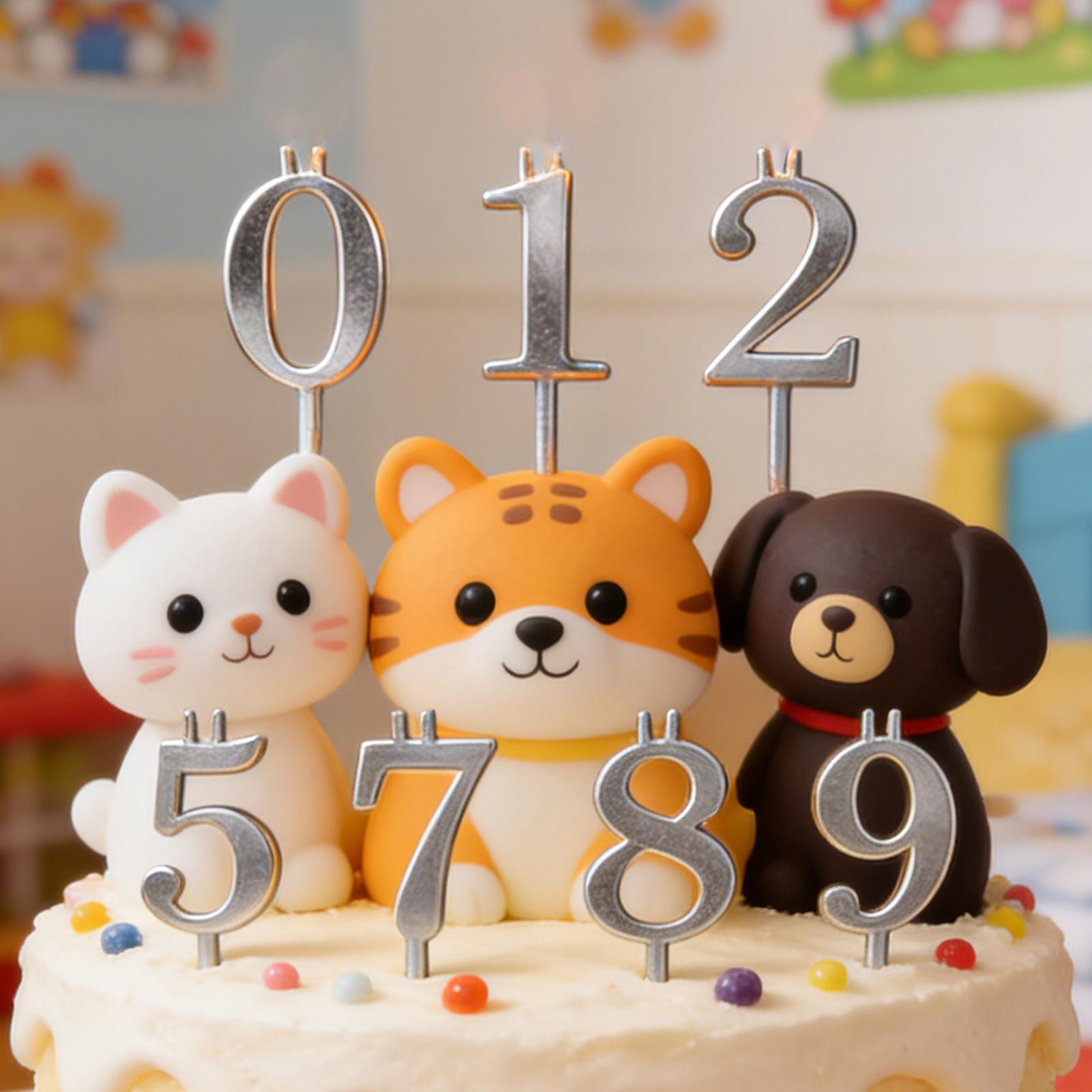 10pcs 0-9 Number Cake Toppers  - Home Improvement Supplies 리뷰 및 가격